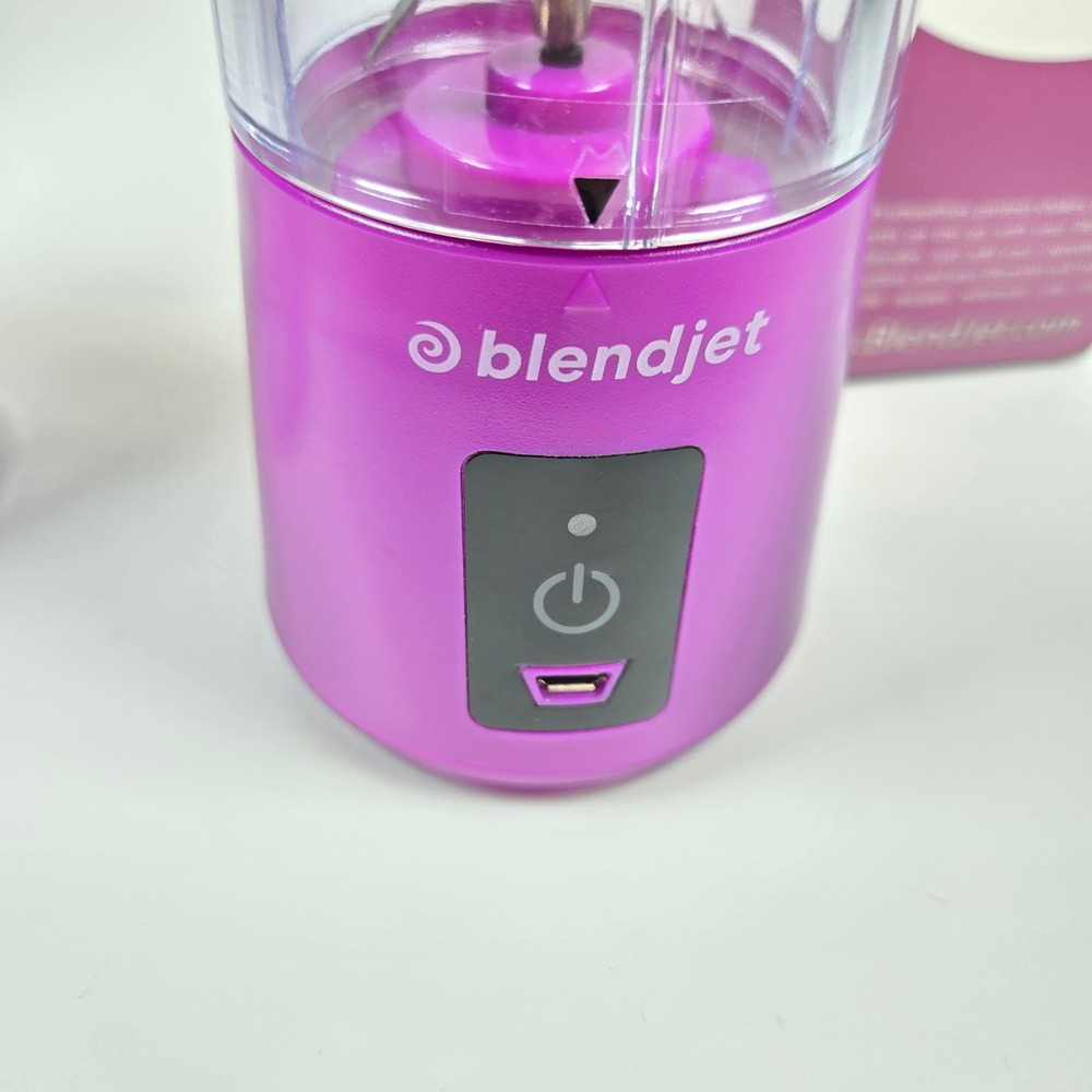 BlendJet One Original Portable Blender Purple USB Rechargeable with Extra Jar - Picture 5 of 13